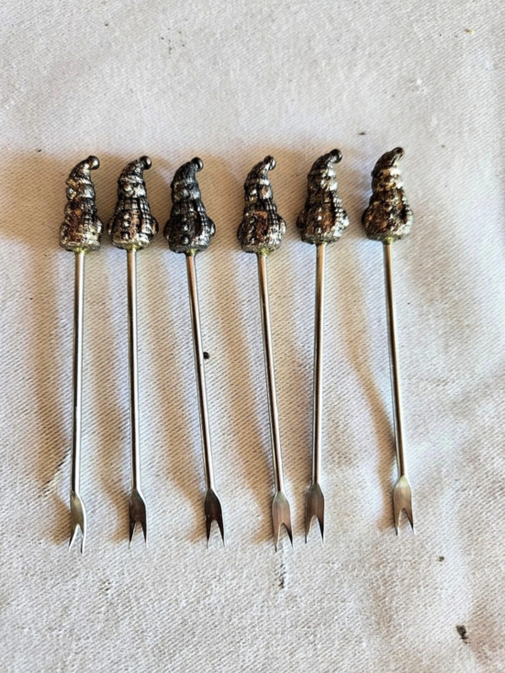 Snowman Cocktail Picks Set of 6